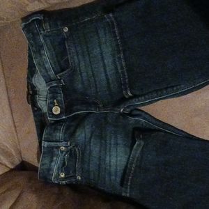 Express jeans women barely boot low rise Size 6R